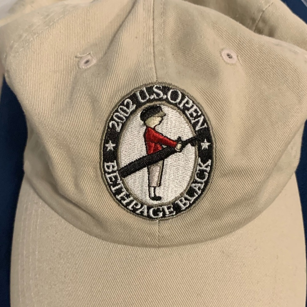 2002US OPEN Bethpage Black Golf Strap ack hat